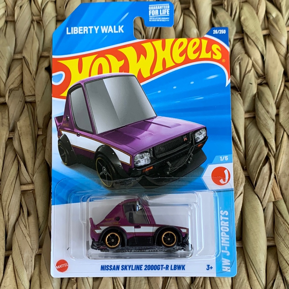 Nissan Skyline 2000GT-R LBWK Tooned Liberty Walk Hot Wheels Hotwheels 2025 New